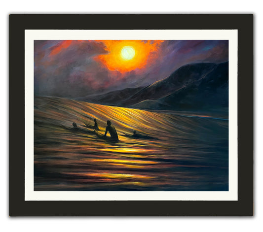 PRE-RELEASE OFFER- "SUNSET SURFERS 2021" Special Limited Edition Lithograph