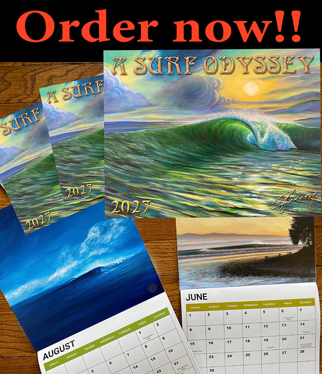 PRESALE SPECIAL--2027 A SURF ODYSSEY calendar