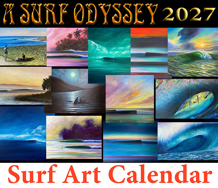 PRESALE SPECIAL--2027 A SURF ODYSSEY calendar